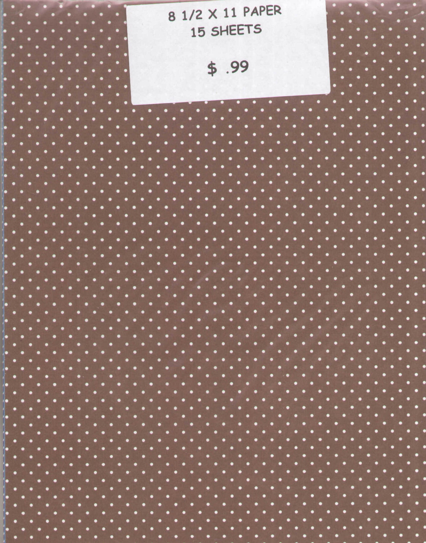 Dots 8 1/2 x 11 Grab Bag 15 Sheets