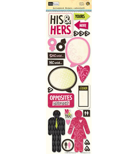 Kelly Panacci His & Hers Sticker - Sandylion image 0