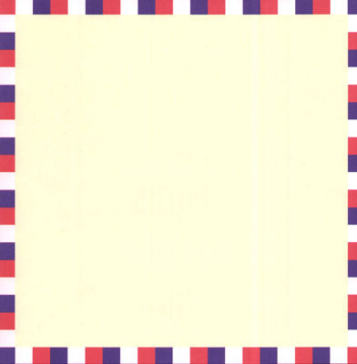 Red White & Blue Border Paper - Paper House image 0