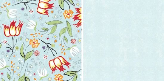 Paradise Flowers Double-Sided Paper /Lost In Paradise Collection - G.C.D. Studios image 0