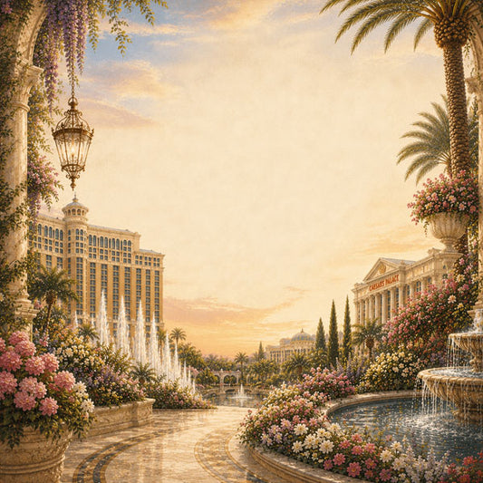 Las Vegas, NV City Postcard DS Paper - Scrapbook Customs