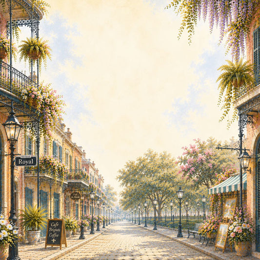 New Orleans, LA City Postcard DS Paper - Scrapbook Customs