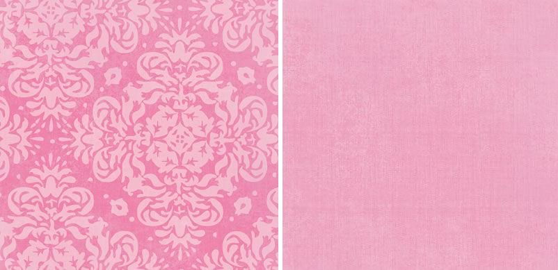 Tinted Medallions Double-Sided Paper/Rose Colored Glasses Collection - G.C.D. image 0