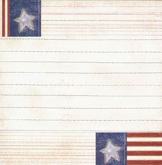 Star & Stripe Stitch B Paper - Carolees Creation image 0