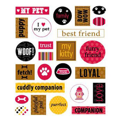 Pets Cardstock Stickers - Queen & Co image 0