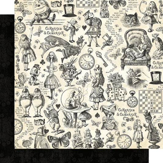 Curiouser & Curiouser Patterns & Solids Pack - Graphic 45