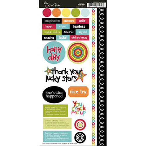 Garden Grove Lucky Stars Cardstock Sticker - Scenic Route image 0