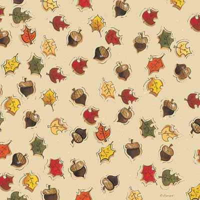 Falling Leaves Paper - Carolees Creations/Adornit image 0