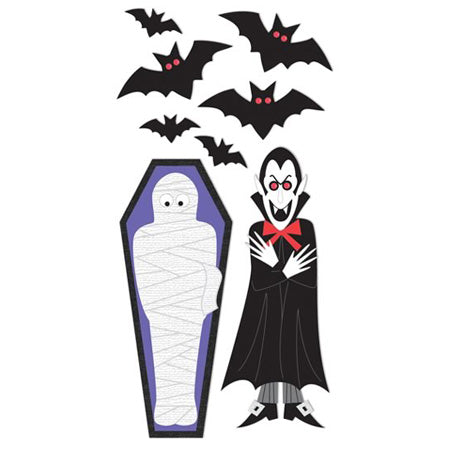 Mummy & Dracula Essentials Sticker 3-D, Sandylion image 0
