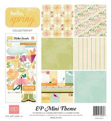 Hello Spring Mini Theme Collection Kit - Echo Park image 0