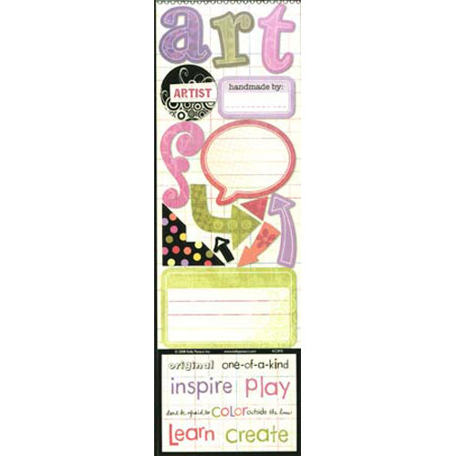 Kelly Panacci Artsy Sticker Sheet - Sandylion image 0