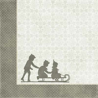 Rosy Cheeks Double-Sided Paper/Blissful Blizzard Collection - Fancy Pants image 0
