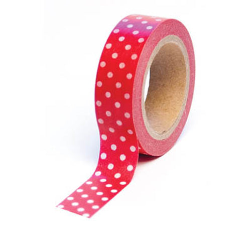 Red Polka Dot Trendy/Washi Tape - Queen & Co image 0