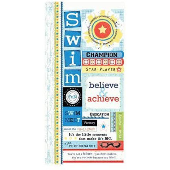 Swimming Attitude Stickers - Carolees Creations/Adornit image 0