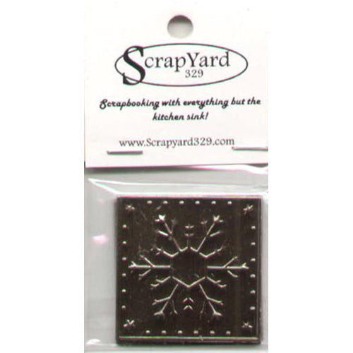 Antique Snowflake Embossed Tins (4 Pack) / Scrap Yard 329 image 0
