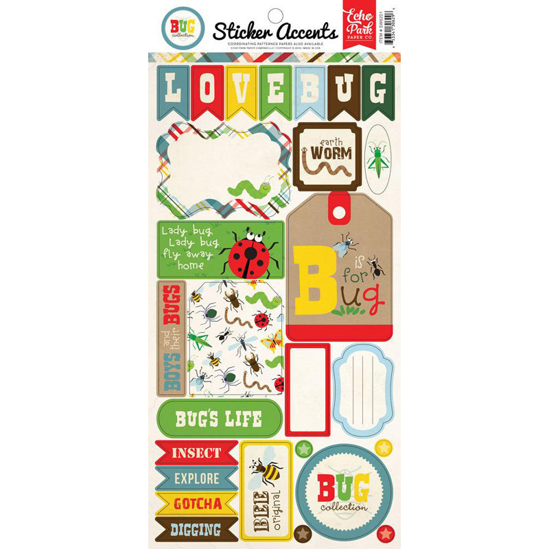 Bug Cardstock Sticker - Echo Park image 0