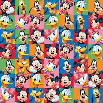Mickey & Friends Portraits Paper, SandyLion image 0