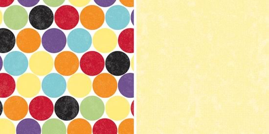 Jumbo Dots Double Sided Paper/Lost In Paradise Collection - G.C.D. Studios Paper image 0
