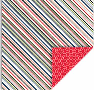 Travel Diagonals/Circles Double-Sided Cardstock Paper - Queen & Company image 0