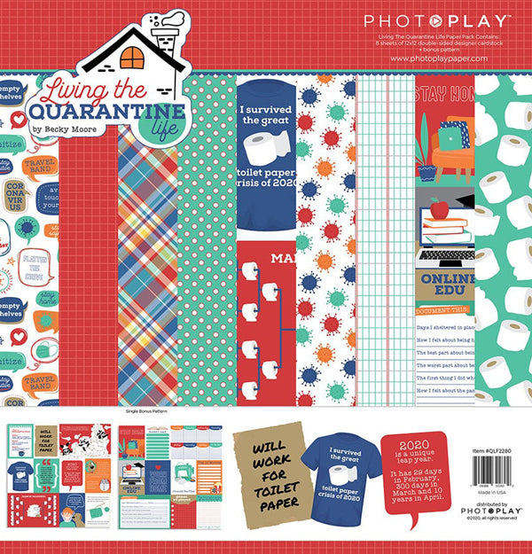 Living the Quarantine Life Paper Pack - PhotoPlay image 0