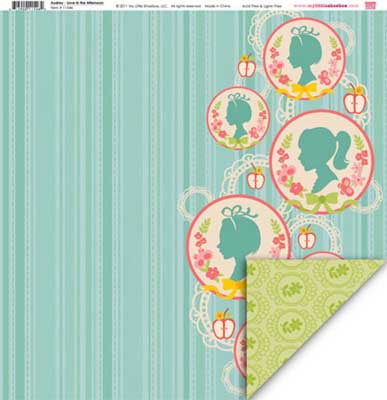 Love in the Afternoon Double-Sided Paper/Audrey Collection / My Little Shoebox image 0