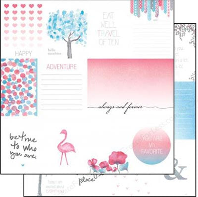 Felicity Bits & Pieces Double-Sided Paper - Glitz image 0