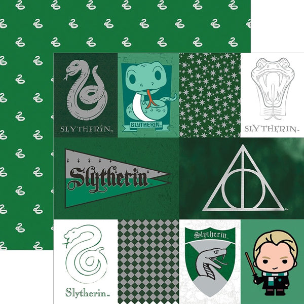 Harry Potter Slytherin Tag Paper with Foil Accents - Paper House image 0