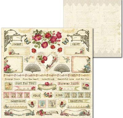 Affectionate Double-Sided Paper/Cotswold Manor - Creative Imaginations image 0