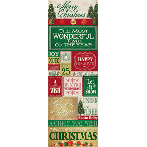 A Christmas Story Long Cardstock Elements Sticker - Reminisce image 0
