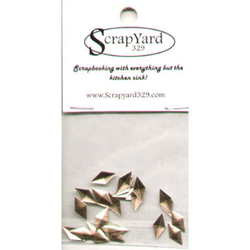 Gold Diamond Shaped Metal Embellishments - Scrap Yard 329 image 0