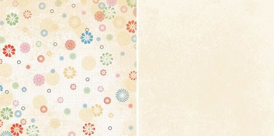 Carnival Flowers Double-Sided Paper/Carnival Ride Collection - G.C.D. Studios image 0