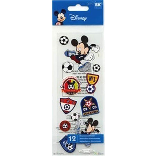 Mickey Soccer Dimensional Sticker Sheet  from EK Success image 0