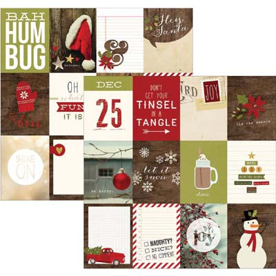 Cozy Christmas 3x4 Journaling Card Elements - Simple Stories image 0