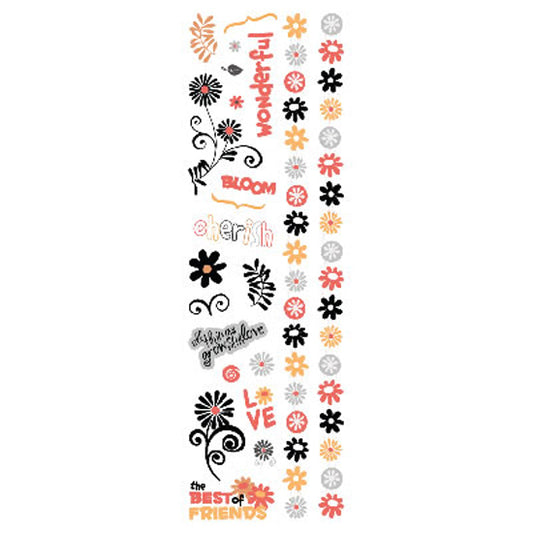 Tangerine Twist Clear Icon Sticker, Sandylion image 0