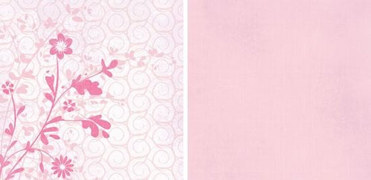 Vines and Flowers Double-Sided Paper/Rose Colored Glasses Collection- G.C.D. image 0