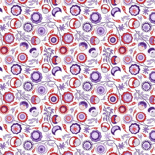 RHS Small Flower Paper - Scrapbook Customs image 0