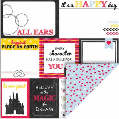 Magic Tags/Magic Hearts Double-Sided Paper - Queen &amp; Co image 0