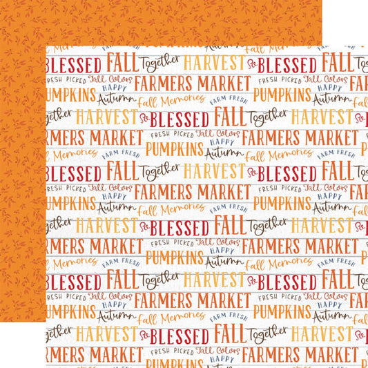 Fall Phrases Paper /Fall Collection - Echo Park image 0