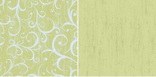 Lime Swirls Double-Sided Paper/Whoop Dee Doo Collection - G.C.D.  Studios image 0