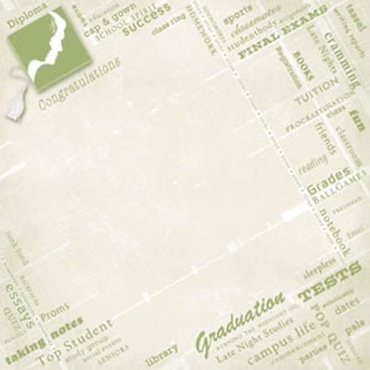 Graduation Road Map 12 x 12 Paper - Carolees Creation image 0