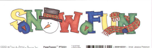 Snow Fun Topper / Cock A Doodle image 0