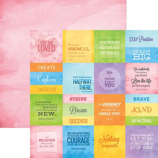 Colorways Inspiration Tags 12x12 Paper - Paper House image 0