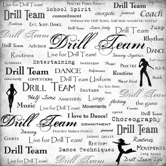 Drill Team Paper - Scrapbook Customs