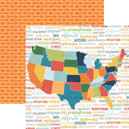 Discover USA Map Paper - Paper House image 0