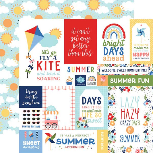 My Favorite Summer Multi Journaling Cards Paper/Echo Park image 0