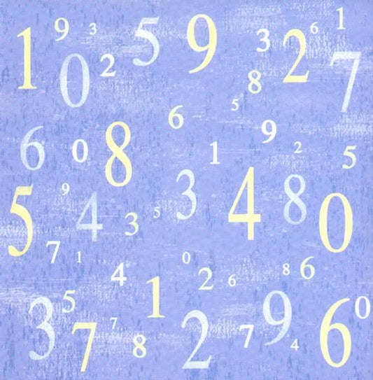 Nursery Boy Numbers Paper - Carolees Creation image 0