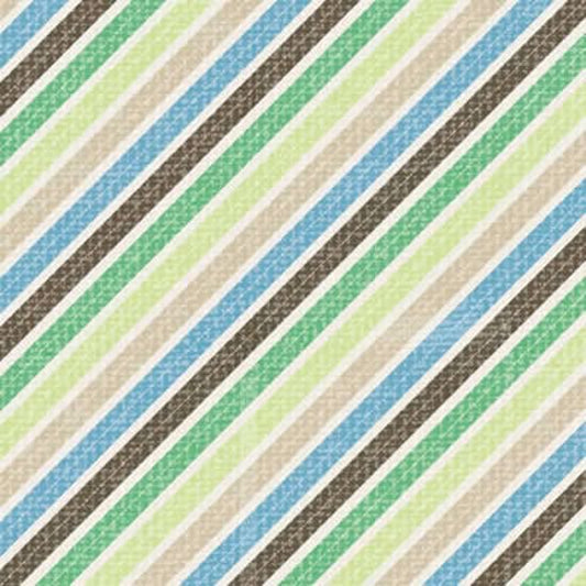 Stitched Ribbon Stripe Paper - Carolees Creation image 0