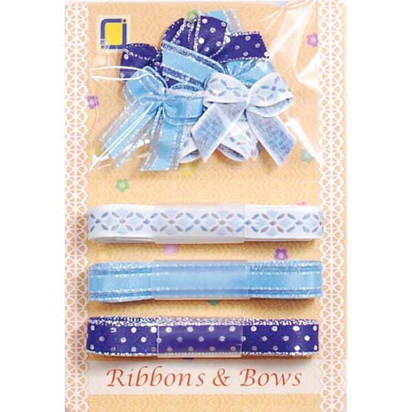 Blue Ribbons & Bows from JeJe