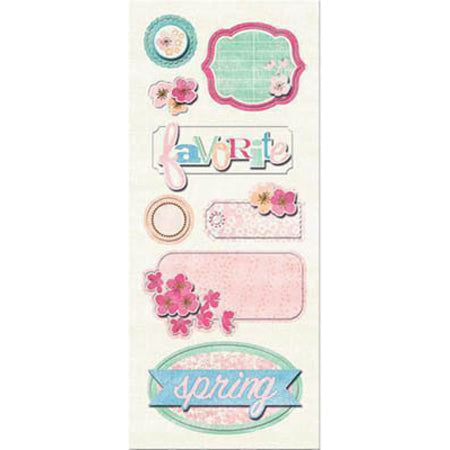 Jump Ups Stacker Stickers/Garden Party Collection  / Imaginisce image 0