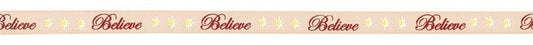 Believe Words Ribbon - Carolees Creations/Adornit image 0